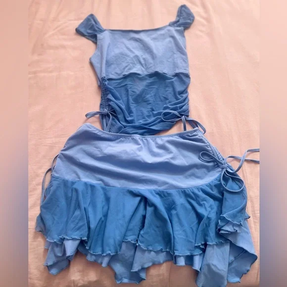 Current Mood Sky Blue Mesh Fairy Set - Picture 5 of 6